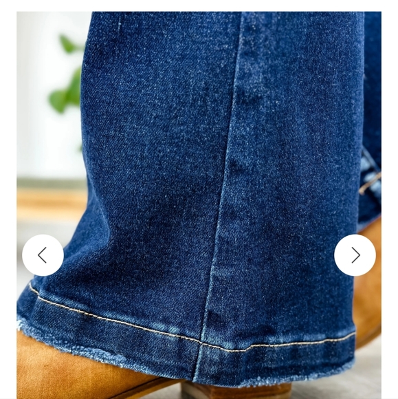 Risen High Rise  Back Knee Seamed Flare Long - Picture 7 of 8